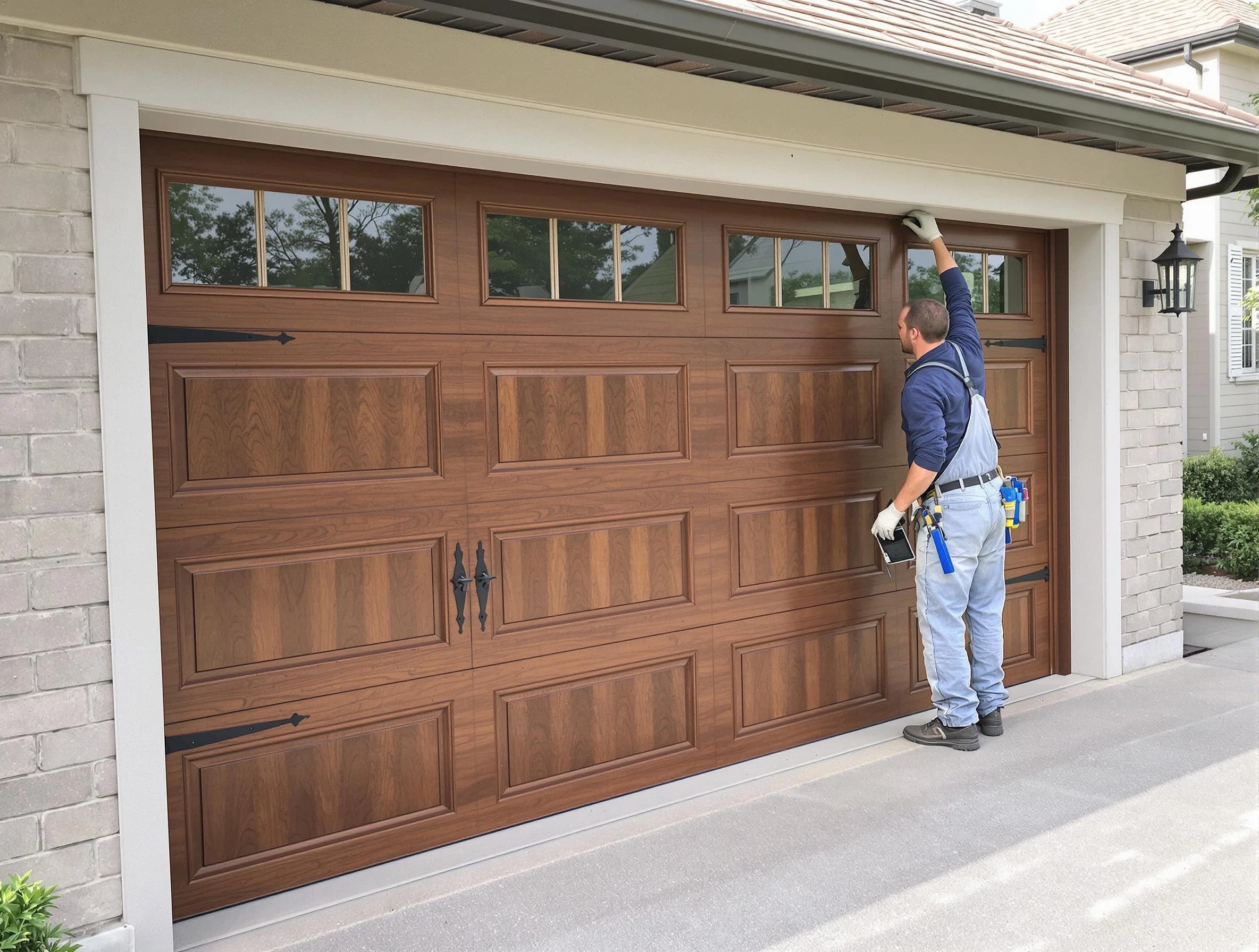 Custom garage door showcase by El Mirage Garage Door Repair in El Mirage